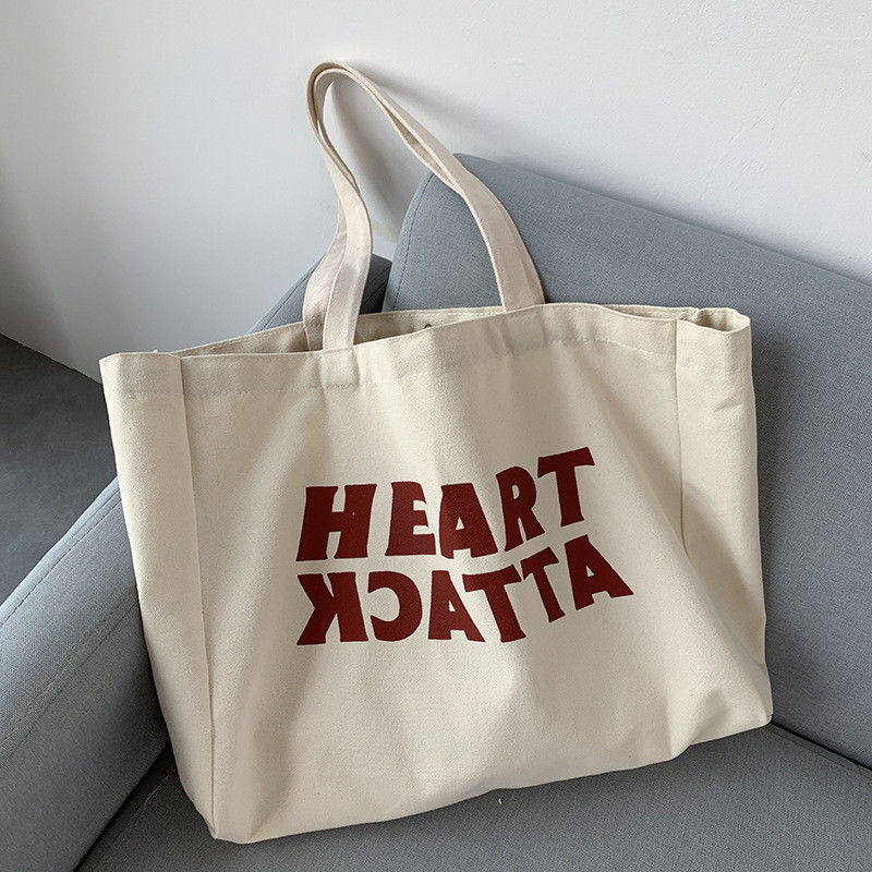 2022 Moda Custom Women Canvas Tote Bag per lo shopping con materiale ecologico