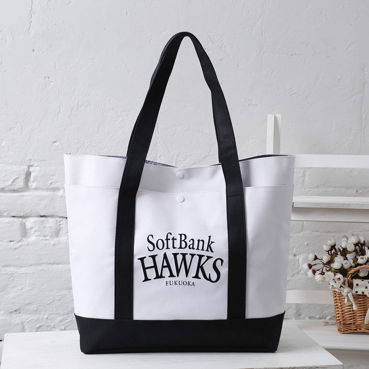 Logo personalizzato Acceptato Borsa Tote in tela durevole per moda outdoor e oltre