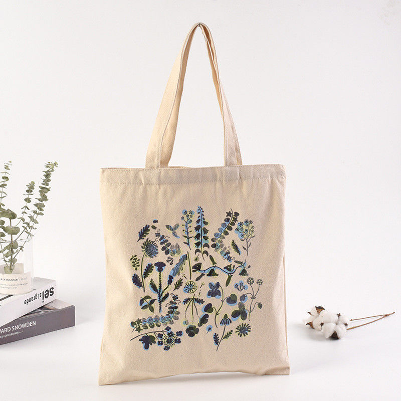 Acceptabile OEM/ODM Daily School Life Canvas Shopper Bag con stampa del logo personalizzato